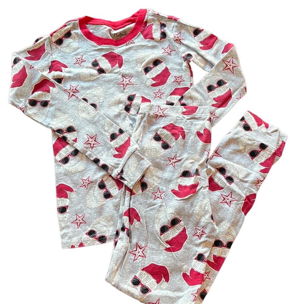 Children’s Place | Kid’s Santa Long Pajama Set sz 14
